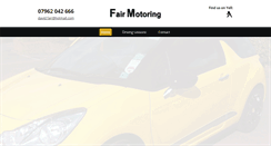 Desktop Screenshot of fairmotoring.co.uk