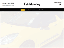 Tablet Screenshot of fairmotoring.co.uk